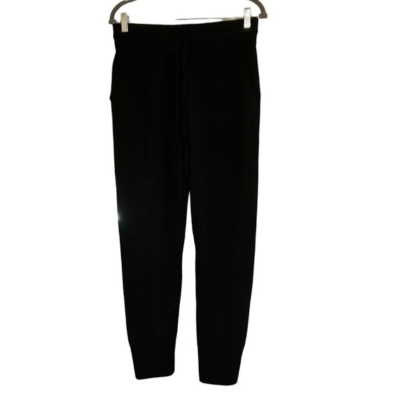 Anine Bing 100% Cashmere Black Angie Lounge Joggers Size Small - Picture 6 of 12